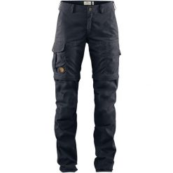 Spodnie damskie Fjallraven Karla Pro Zip-off Trousers. Niebieskie spodnie sportowe Fjällräven, m, bez wzorów, trekkingowe. Za 639.99 zł.