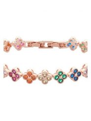 U.S. Polo Assn. Pozłacana bransoletka z kryształami rozmiar: onesize. Czerwone bransoletki U.S. Polo Assn., z kryształem, metalowe. Za 104.99 zł.