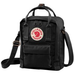 Saszetka Fjallraven Kanken Sling - black. Czarne torby na ramię Fjällräven, bez wzorów, sportowe, bez dodatków. Za 308.99 zł.