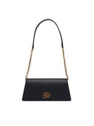 KARL LAGERFELD Torebka B4W30280 Czarny. Czarne torebki klasyczne KARL LAGERFELD, bez wzorów, ze skóry, bez dodatków. Za 849.99 zł.