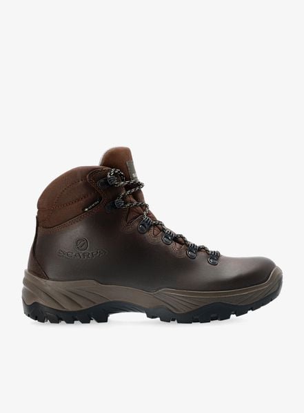 Buty trekkingowe damskie Scarpa Terra GTX. Brązowe trekkingi Scarpa, z gore-texu, przed kolano, trekkingowe. Za 839.99 zł.