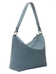 Liebeskind Berlin Skórzana torebka w kolorze błękitnym - 28 x 28 x 13 cm rozmiar: onesize. Niebieskie torby na ramię Liebeskind Berlin, bez wzorów, z materiału, na ramię, bez dodatków. Za 591.60 zł.