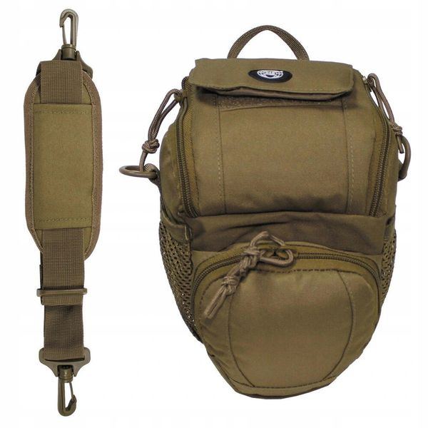 Torba Scout na ramię uniwersalna coyote. Brązowe torby na ramię MFH MAX FUCHS, z aplikacjami, z materiału, na ramię, bez dodatków. Za 86.99 zł.