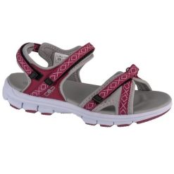 Sandały CMP Almaak Hiking Sandal 38Q9946-H916 czerwone. Czerwone sandały bez wzorów, z gumy, bez obcasa, bez zapięcia. Za 302.98 zł.