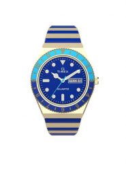 Timex Zegarek Q Timex Malibu TW2V38500 Złoty. Żółte, cyfrowe zegarki Timex, złote. Za 549.99 zł.