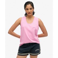 Kamizelka Essential Logo Gd. Czerwone bielizna sportowa Superdry, bez wzorów, z bawełny. Za 106.35 zł.