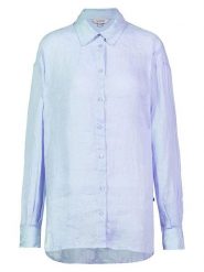 Herrlicher Lniana koszula w kolorze błękitnym rozmiar: XL. Niebieskie koszule Herrlicher, xl, bez wzorów, ze lnu, bez kołnierzyka, bez ramiączek. Za 207.39 zł.