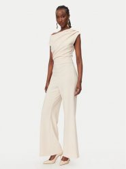 Rinascimento Kombinezon CFC0020254002 Beżowy Regular Fit. Brązowe sukienki Rinascimento, l, bez wzorów, z syntetyku, bez kołnierzyka, bez ramiączek. Za 749.99 zł.