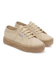 Superga Sneakersy w kolorze beżowym rozmiar: 37. Brązowe trampki Superga, bez wzorów, bez zapięcia. Za 78.47 zł.