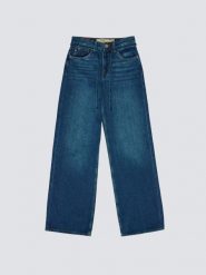 Jeansy damskie z szeroką nogawką granatowe Atrea 514. Niebieskie jeansy Big Star, l, bez wzorów. Za 349.99 zł.