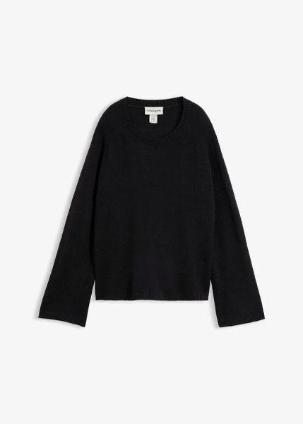 Cienki sweter. Zielone swetry bonprix, bez wzorów, bez ramiączek. Za 109.99 zł.
