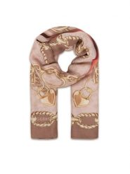 Guess Chusta AW5462 MOD03 Beżowy. Brązowe rękawiczki Guess, z aplikacjami. Za 239.99 zł.