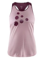 Craft Top sportowy "Eaze" w kolorze jasnoróżowym rozmiar: S. Różowe koszulki sportowe Craft, bez wzorów, z materiału, bez ramiączek, outdoorowe. Za 76.39 zł.