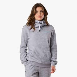 Bluza treningowa kobieca Swedemount Training Logo Hood II szybkoschnąca. Niebieskie bluzy SWEDEMOUNT, bez wzorów, bez kaptura. Za 199.99 zł.