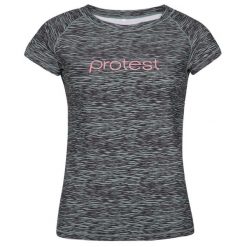 Koszulka z filtrem UV damska Protest PRTICATU, rashguard. Szare bluzki Protest, s, bez wzorów, sportowe, bez kołnierzyka, bez ramiączek. W wyprzedaży za 97.00 zł.