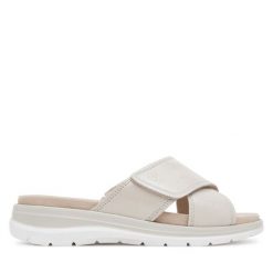 Klapki Caprice. Brązowe klapki Caprice, bez wzorów, bez obcasa. Za 249.99 zł.