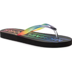 Japonki MICHAEL MICHAEL KORS - Flip Flop 40T9MKFA1Q Black Multi. Czarne klapki MICHAEL Michael Kors, bez wzorów, z materiału, bez obcasa. Za 189.00 zł.