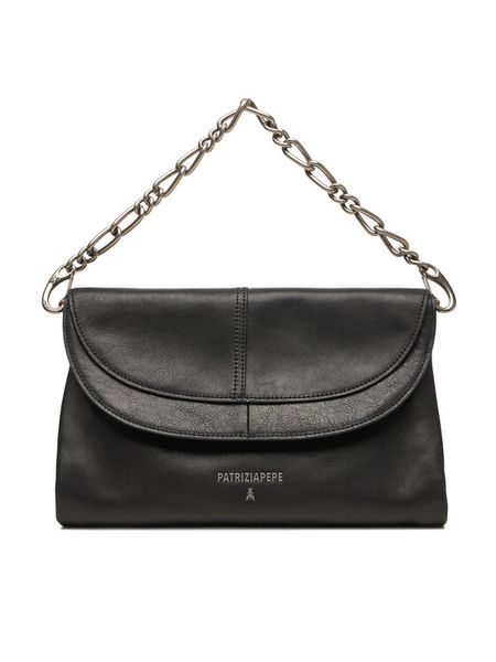 Patrizia Pepe Torebka 2B0152/L162-K103 Czarny. Czarne torebki klasyczne Patrizia Pepe, bez wzorów, ze skóry, bez dodatków. Za 1,339.00 zł.
