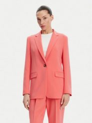 BOSS Marynarka 50490053 Różowy Regular Fit. Czerwone marynarki i żakiety Boss, bez wzorów, z syntetyku. Za 809.99 zł.