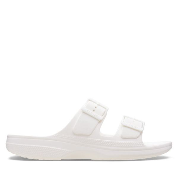 Klapki Crocs. Białe klapki Crocs, bez wzorów, bez obcasa. Za 169.99 zł.