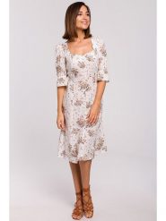 Stylove Sukienka w kolorze białym rozmiar: M. Białe sukienki Stylove, m, bez wzorów, bez kołnierzyka, bez ramiączek, midi. Za 202.50 zł.
