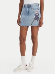 HUGO Spódnica jeansowa Gadele 50557549 Niebieski Regular Fit. Niebieskie spódnice Hugo, xl, bez wzorów, z bawełny. Za 549.99 zł.