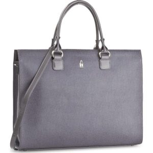 Torebka WOJEWODZIC - W1726/EA23/PL23 Szary. Szare shopper Wojewodzic, bez wzorów, ze skóry, na ramię, duże, bez dodatków. W wyprzedaży za 509.00 zł.