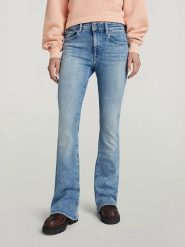 G-Star Dżinsy - Flare fit - w kolorze błękitnym rozmiar: W27/L32. Niebieskie jeansy G-Star, l, z aplikacjami. Za 230.00 zł.