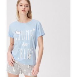 Dwuczęściowa piżama w króliki - Niebieski. Piżamy Sinsay. Za 39.99 zł.