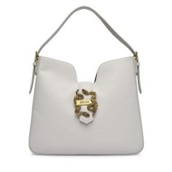 Torebka Just Cavalli. Szare torebki klasyczne Just Cavalli, bez wzorów, bez dodatków. Za 799.99 zł.