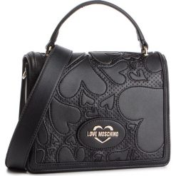 Torebka LOVE MOSCHINO - JC4233PP07KD200A Nero. Czarne torebki klasyczne Love Moschino, bez wzorów, ze skóry ekologicznej, bez dodatków. W wyprzedaży za 479.00 zł.