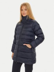 Tommy Hilfiger Płaszcz zimowy WW0WW43119 Granatowy Regular Fit. Niebieskie płaszcze TOMMY HILFIGER, na zimę, s, bez wzorów, z syntetyku, bez kaptura. Za 909.99 zł.