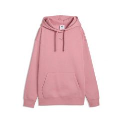 Dresowa bluza z kapturem damska Puma Essentials. Czerwone bluzy Puma, l, bez wzorów, z dresówki, z kapturem. Za 248.00 zł.