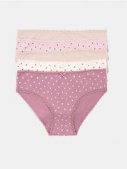 Bawełniane figi z koronką 5 pack - wielobarwny. Figi Sinsay, l, bez wzorów, z bawełny. Za 29.99 zł.
