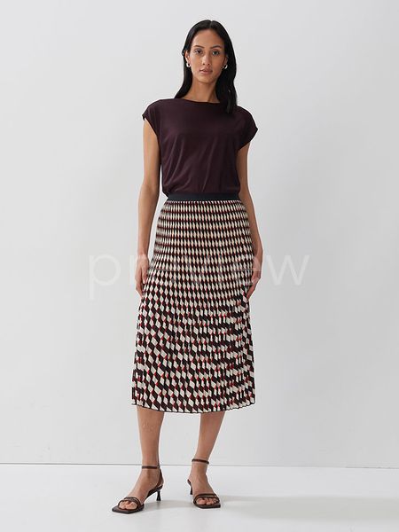 Someday Spódnica w kolorze czarno-biało-czerwonym rozmiar: 42. Czarne spódnice someday., na co dzień, bez wzorów, midi, proste. Za 188.45 zł.