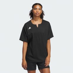 Bluza Adizero Dugout Cage (uniseks). Czarne bluzy Adidas, s, bez wzorów, z materiału, bez kaptura. Za 181.35 zł.