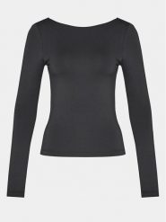 Gina Tricot Bluzka 21146 Szary Slim Fit. Szare bluzki Gina Tricot, s, bez wzorów, z wiskozy, bez kołnierzyka, bez ramiączek. Za 59.99 zł.