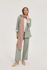 Gładki szalik. Szaliki MOODO, bez wzorów, z poliesteru. Za 49.99 zł.