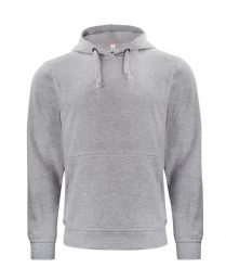Clique Basic Hoody bluza z kapturem unisex szary melanż – grey melange. Szare bluzy CLIQUE, s, bez wzorów, z bawełny, z kapturem. Za 174.92 zł.