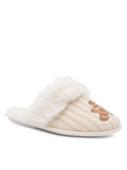 Home & Relax Kapcie 22SRY1022 Beżowy. Brązowe obuwie domowe Home & Relax, bez wzorów, z materiału, bez zapięcia. Za 59.99 zł.