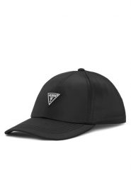 Guess Czapka z daszkiem AM9605 POL01 Czarny. Czarne czapki Guess, z aplikacjami, z poliesteru. Za 154.99 zł.