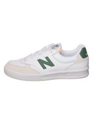 New Balance Skórzane sneakersy "CT300" w kolorze biało-zielonym rozmiar: 39,5. Białe trampki New Balance, bez wzorów, bez zapięcia. Za 248.85 zł.