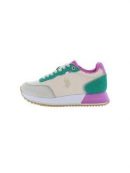 U.S. Polo Assn. Sneakersy w kolorze beżowym ze wzorem rozmiar: 41. Brązowe trampki U.S. Polo Assn., bez wzorów, bez zapięcia. Za 217.99 zł.