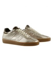 Högl Skórzane sneakersy "Hailey" w kolorze złotym rozmiar: 38. Żółte trampki Högl, bez wzorów, bez zapięcia. Za 345.82 zł.