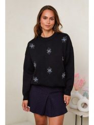 Soft Cashmere Sweter w kolorze czarnym rozmiar: 34/36. Czarne swetry Soft Cashmere, bez wzorów, bez ramiączek. Za 83.62 zł.