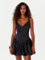 BARDOT Sukienka koktajlowa Oria Bubble 60001DB Czarny Regular Fit. Czarne sukienki Bardot, bez wzorów, z syntetyku, wizytowe, bez kołnierzyka, bez ramiączek. Za 689.99 zł.