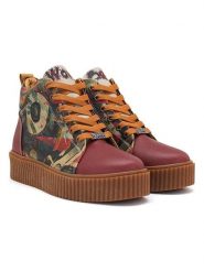 Goby Sneakersy w kolorze różowym ze wzorem rozmiar: 37. Różowe trampki Goby, bez wzorów, za kostkę, bez zapięcia. Za 339.99 zł.