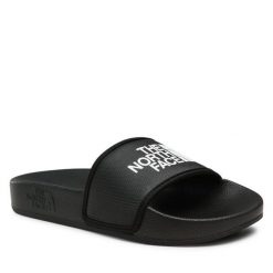 Klapki The North Face. Czarne klapki The North Face, bez wzorów, bez obcasa. Za 129.99 zł.
