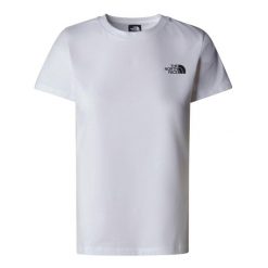 Koszulka The North Face S/S Redbox Slim. Białe koszulki sportowe The North Face, bez wzorów, bez ramiączek. Za 104.99 zł.