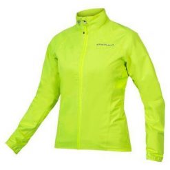 Kurtka rowerowa damska Endura Xtract II W hi-viz. Żółte kurtki sportowe ENDURA, bez wzorów, bez kaptura, rowerowe. Za 339.99 zł.